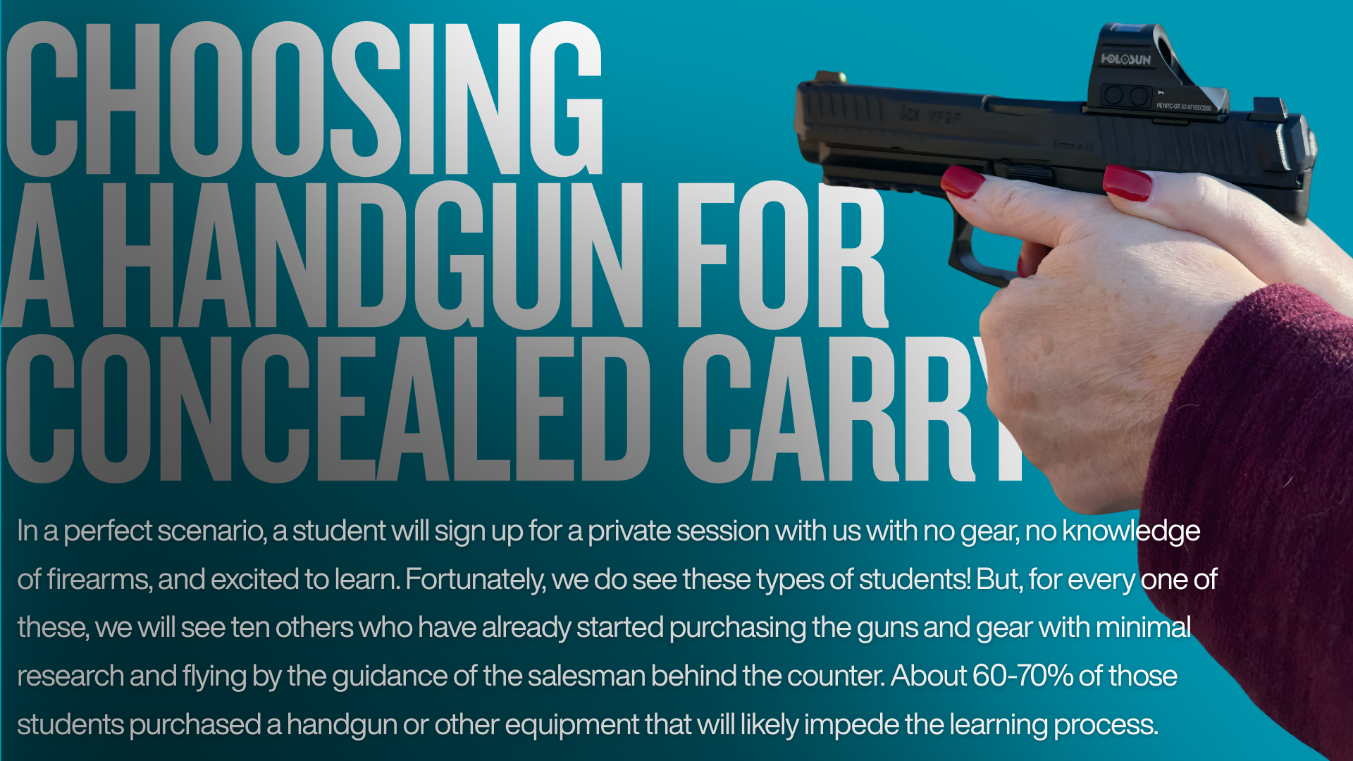 Choosing a Handgun for Everyday Carry