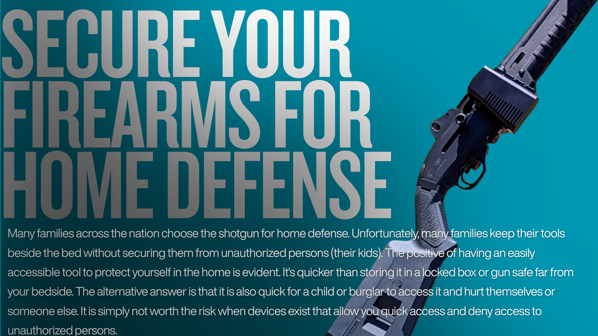 Secure Your Firearms for Home Defense